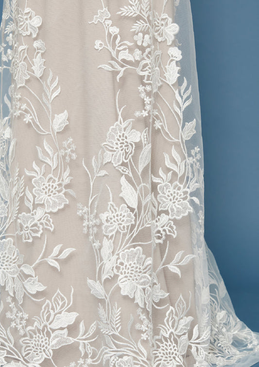 S0499 EMBROIDERY TULLE