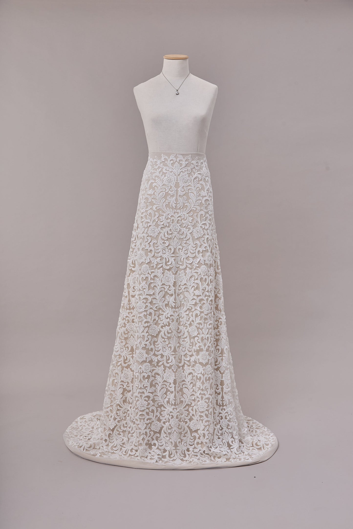 S0660 EMBROIDERY TULLE WITH BEADS