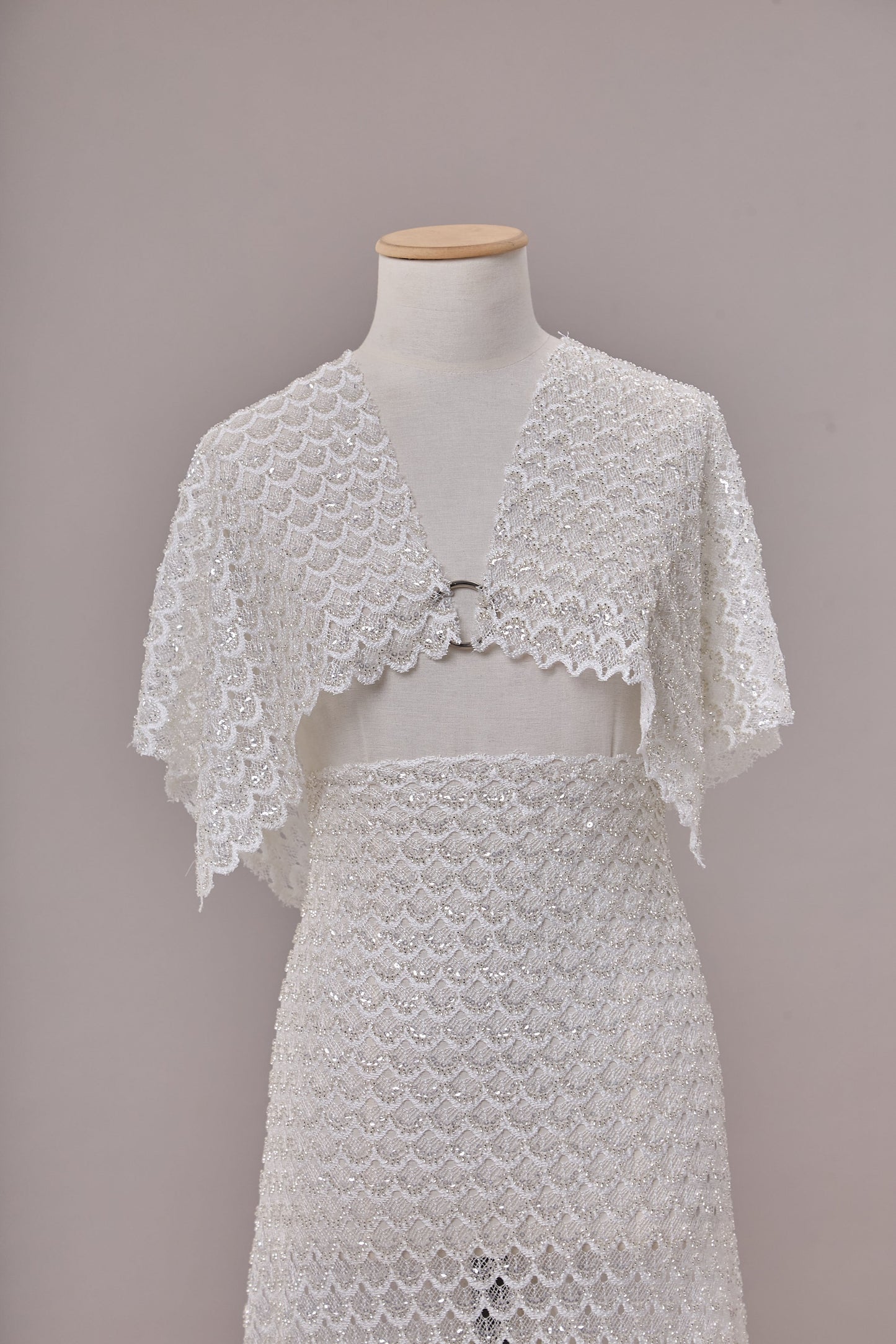 S0661 EMBROIDERY NET WITH BEADS