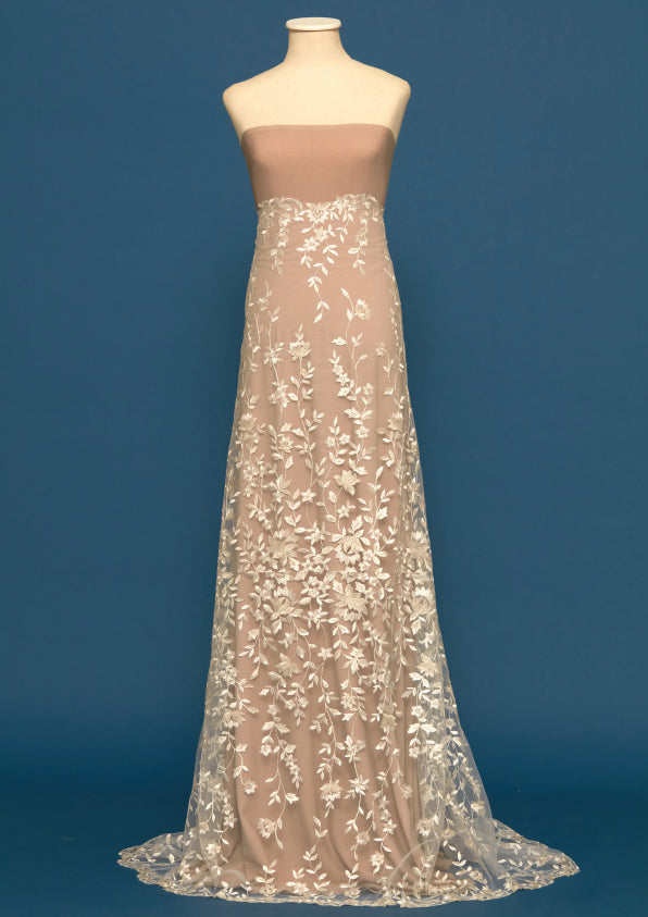 S0486 EMBROIDERY TULLE WITH LUREX YARN