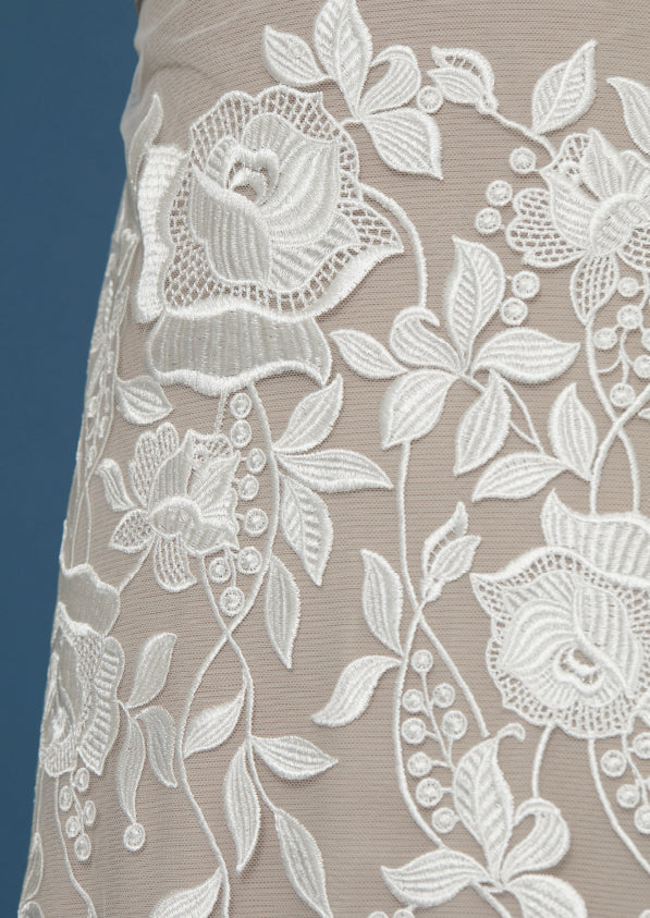 S0487 EMBROIDERY TULLE