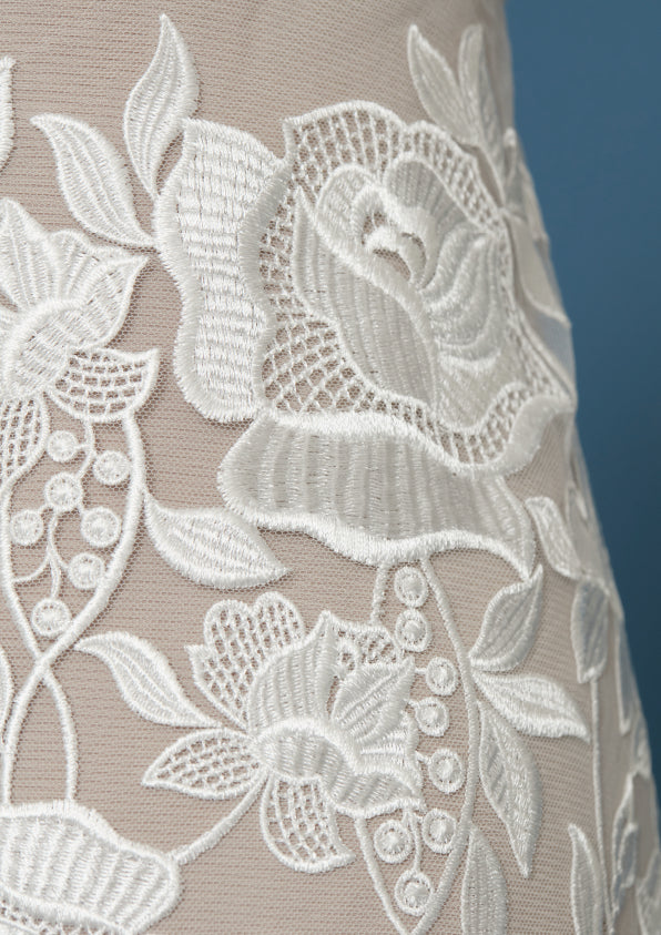 S0487 EMBROIDERY TULLE