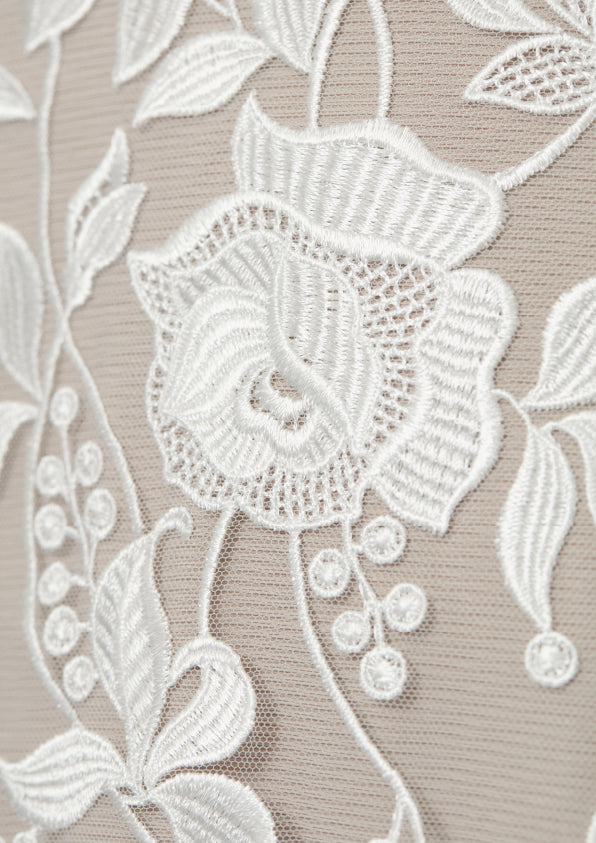 S0487 EMBROIDERY TULLE
