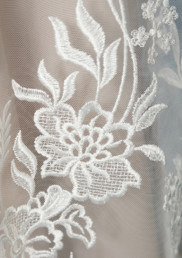 S0499 EMBROIDERY TULLE