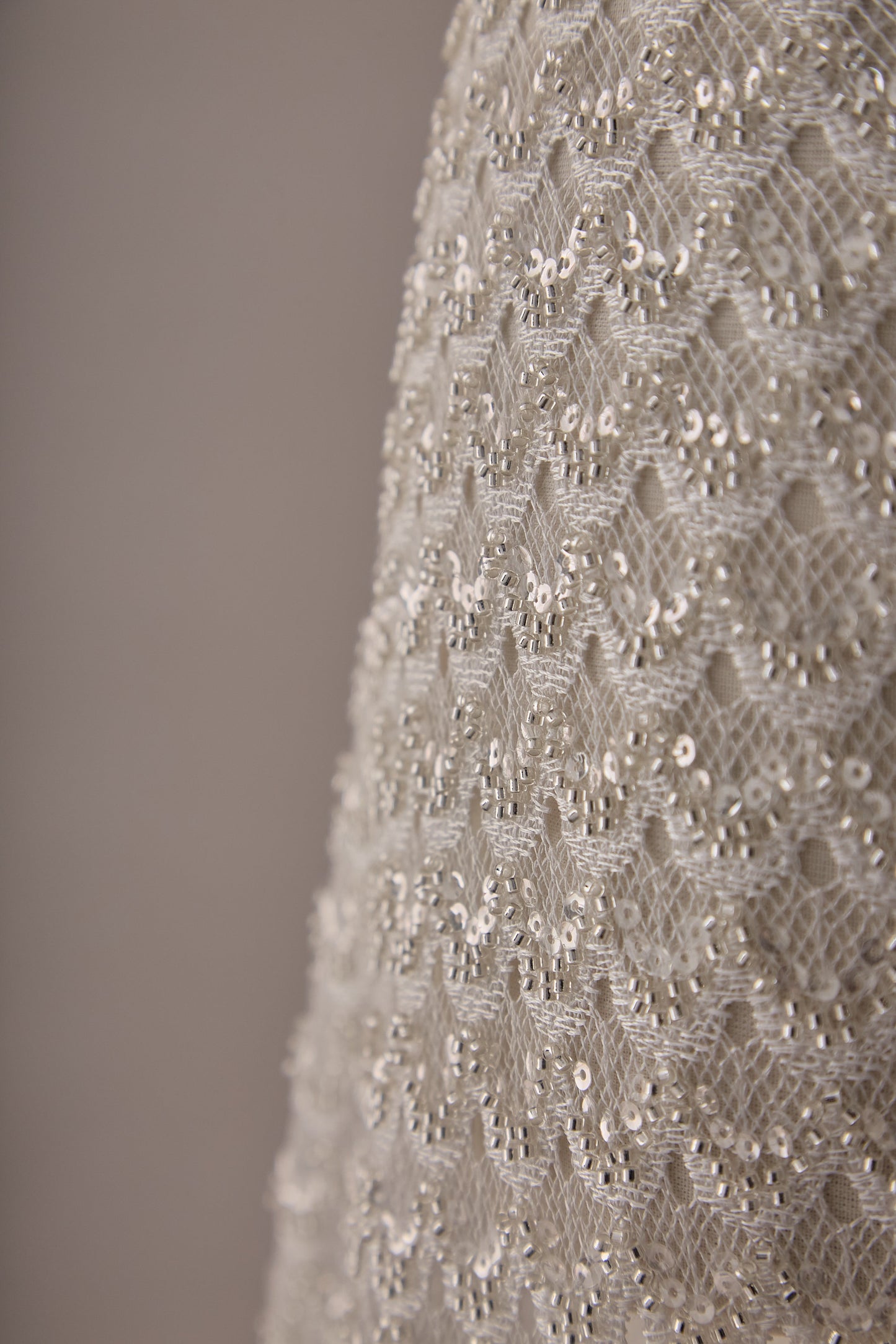 S0661 EMBROIDERY NET WITH BEADS