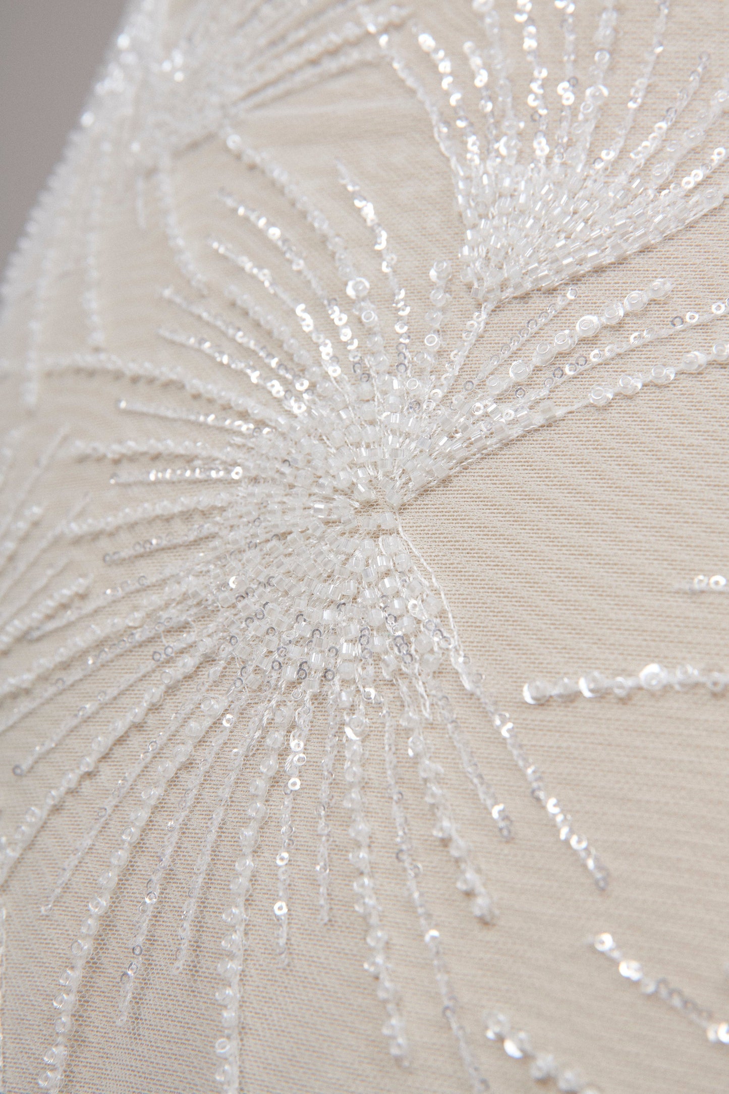 S0570 EMBROIDERY TULLE WITH SEQUINS AND BEADS