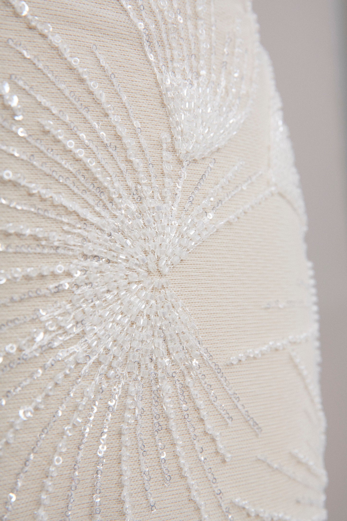 S0570 EMBROIDERY TULLE WITH SEQUINS AND BEADS