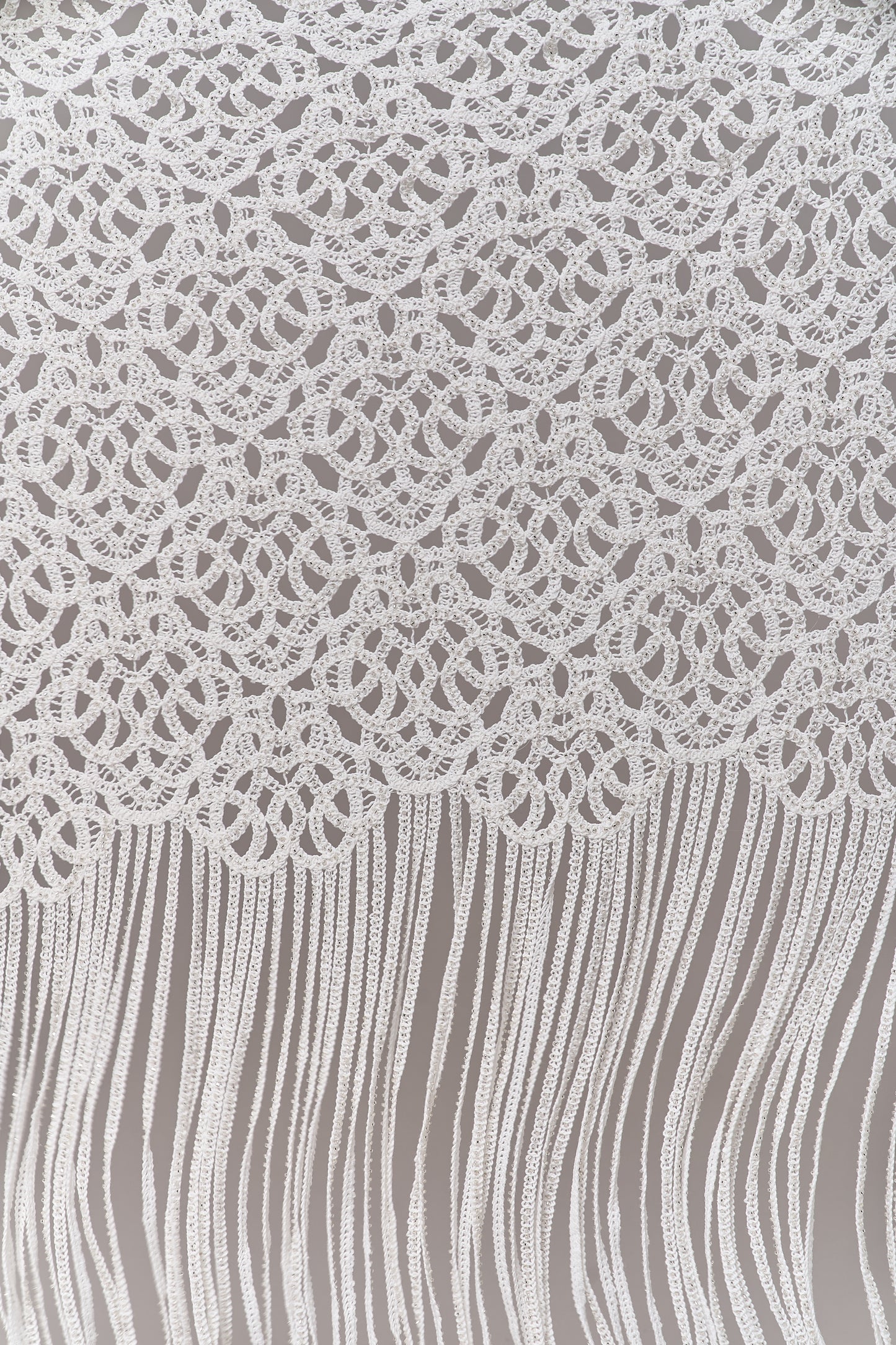 S0713 EMBROIDERED COTTON GUIPIURE WITH BEADS