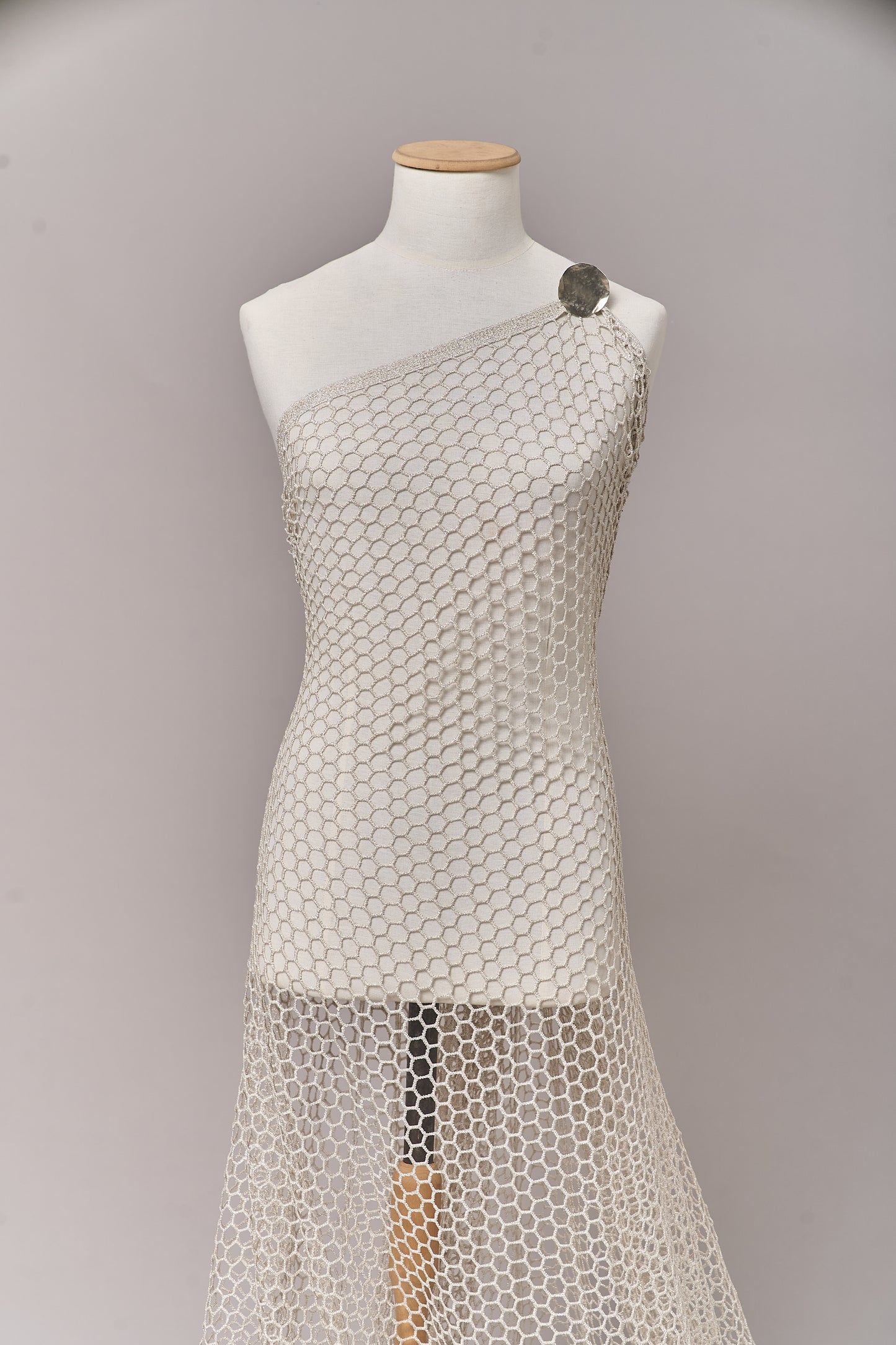 S0716 GUIPIURE WITH SILVER LUREX