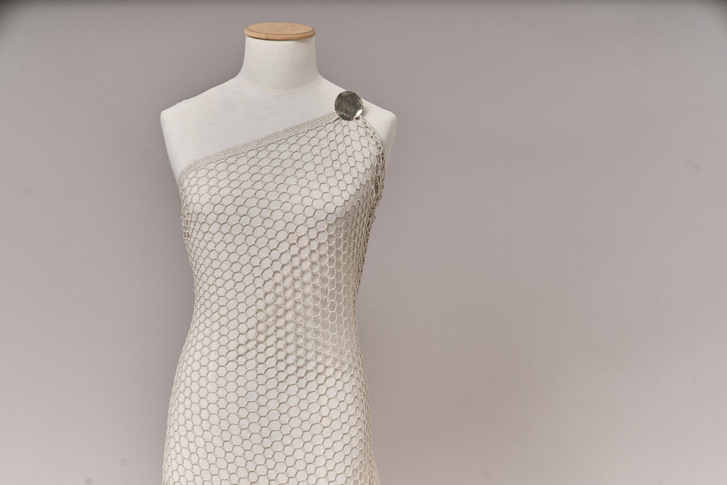 S0716 GUIPIURE WITH SILVER LUREX