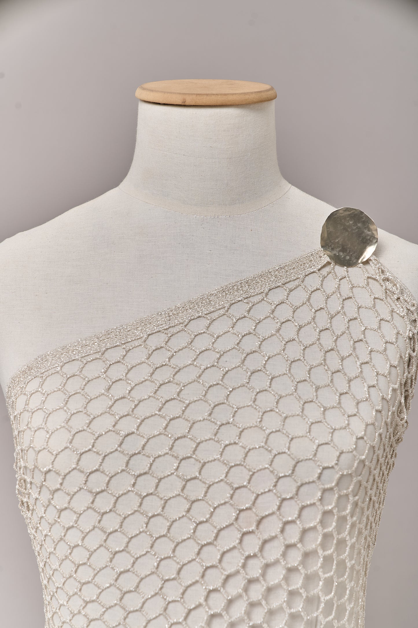 S0716 GUIPIURE WITH SILVER LUREX