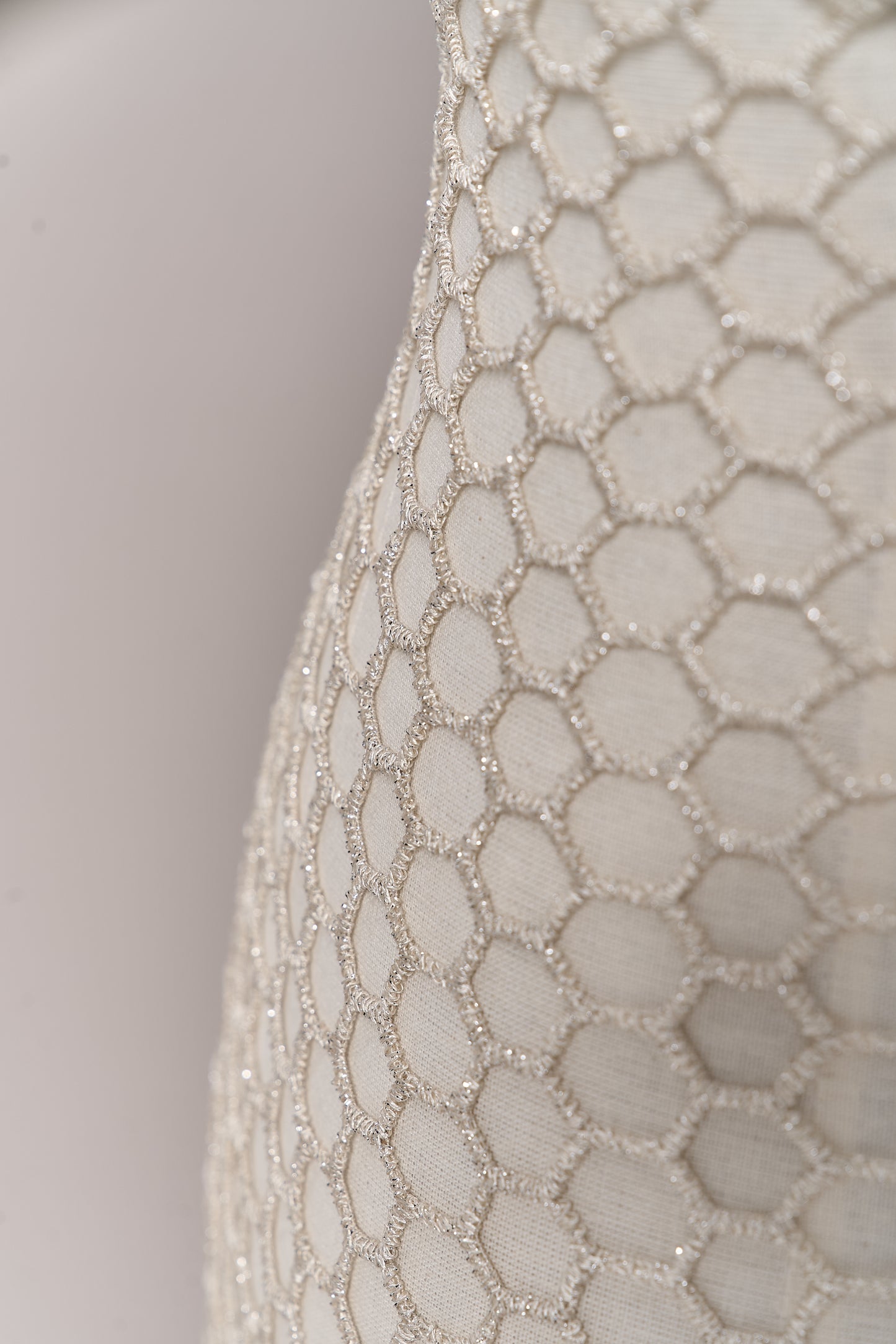 S0716 GUIPIURE WITH SILVER LUREX