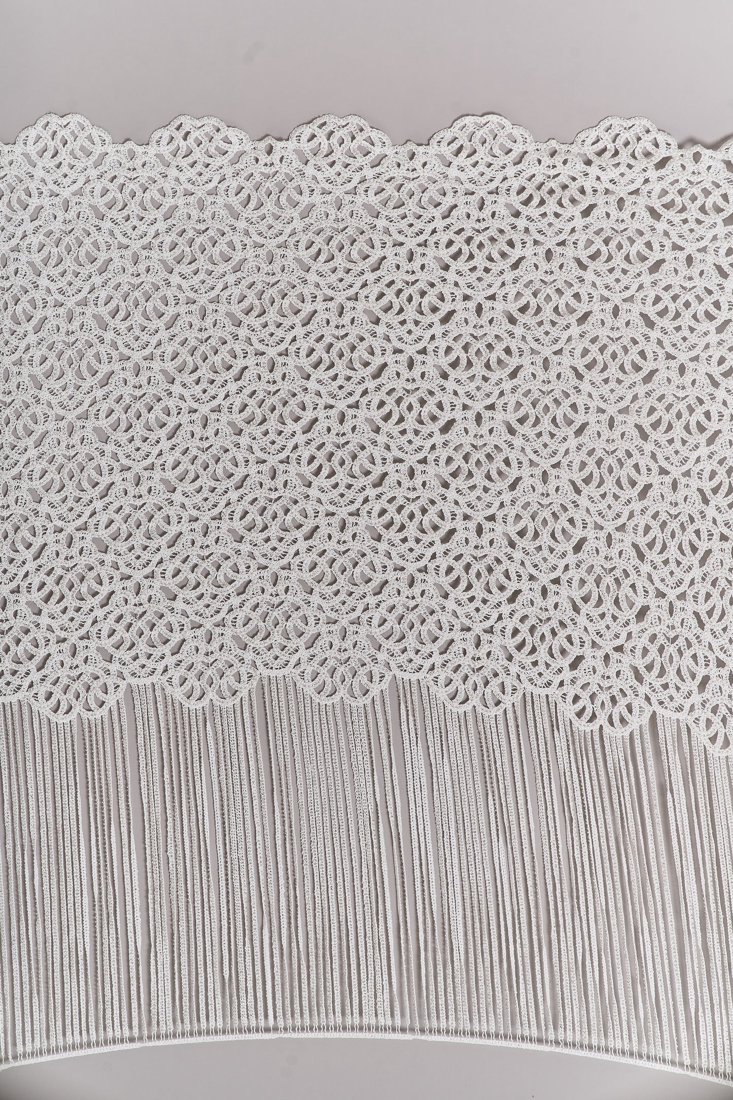 S0713 EMBROIDERED COTTON GUIPIURE WITH BEADS