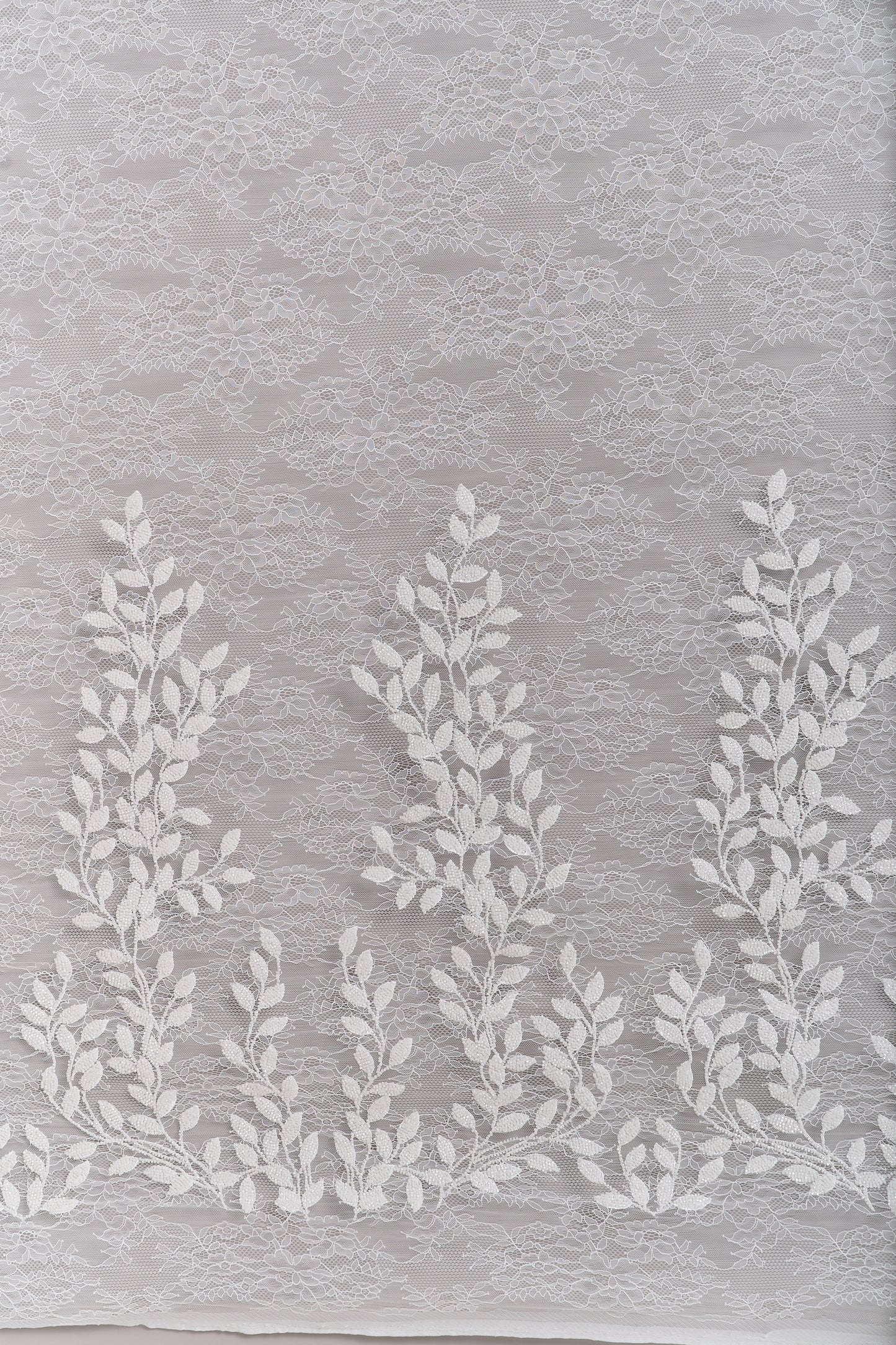 S0702 EMBROIDERY LACE WITH BEADS