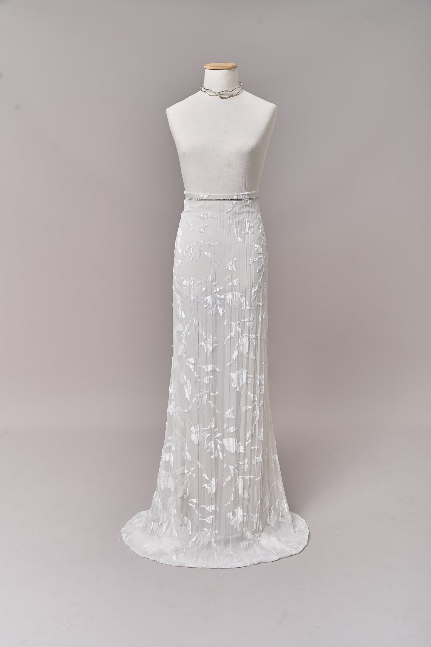 S0715 SILK CHIFFON DEVORÉ VELVET
