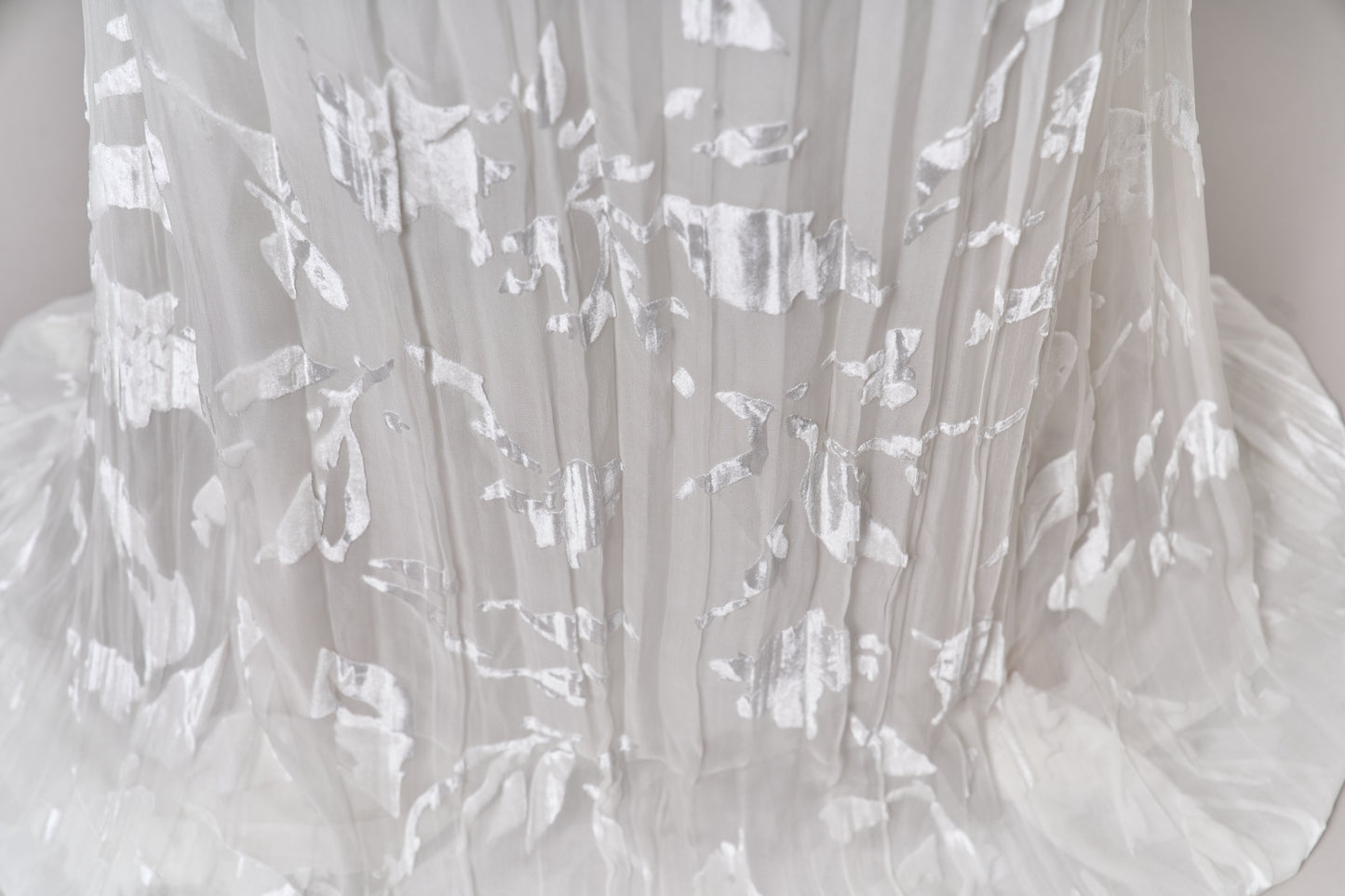 S0715 SILK CHIFFON DEVORÉ VELVET