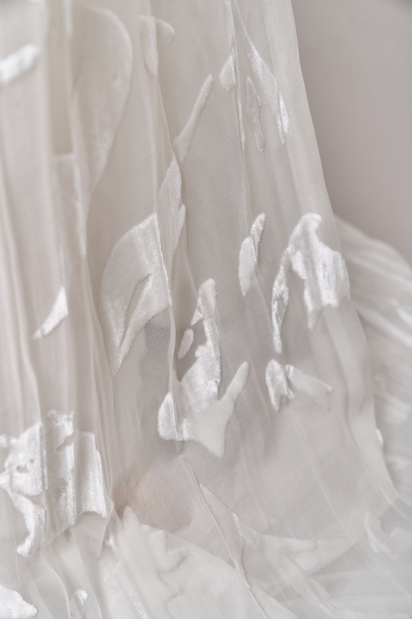 S0715 SILK CHIFFON DEVORÉ VELVET