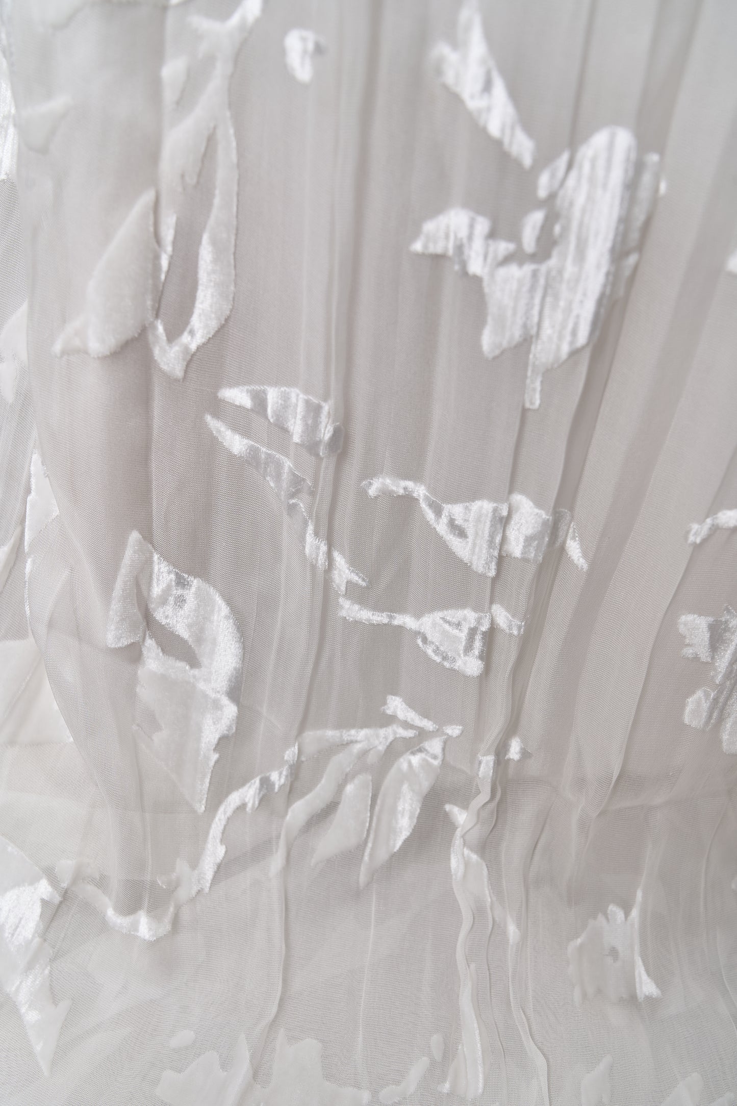 S0715 SILK CHIFFON DEVORÉ VELVET
