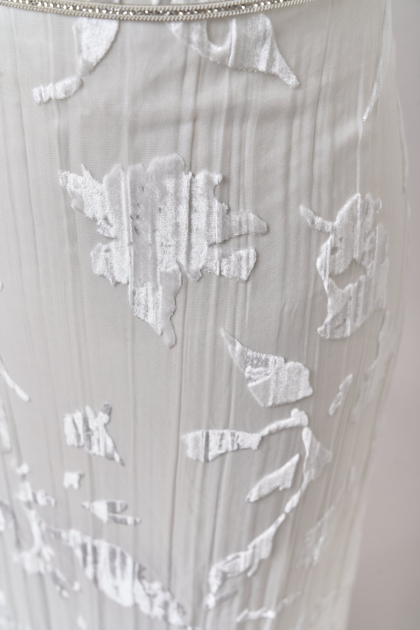 S0715 SILK CHIFFON DEVORÉ VELVET