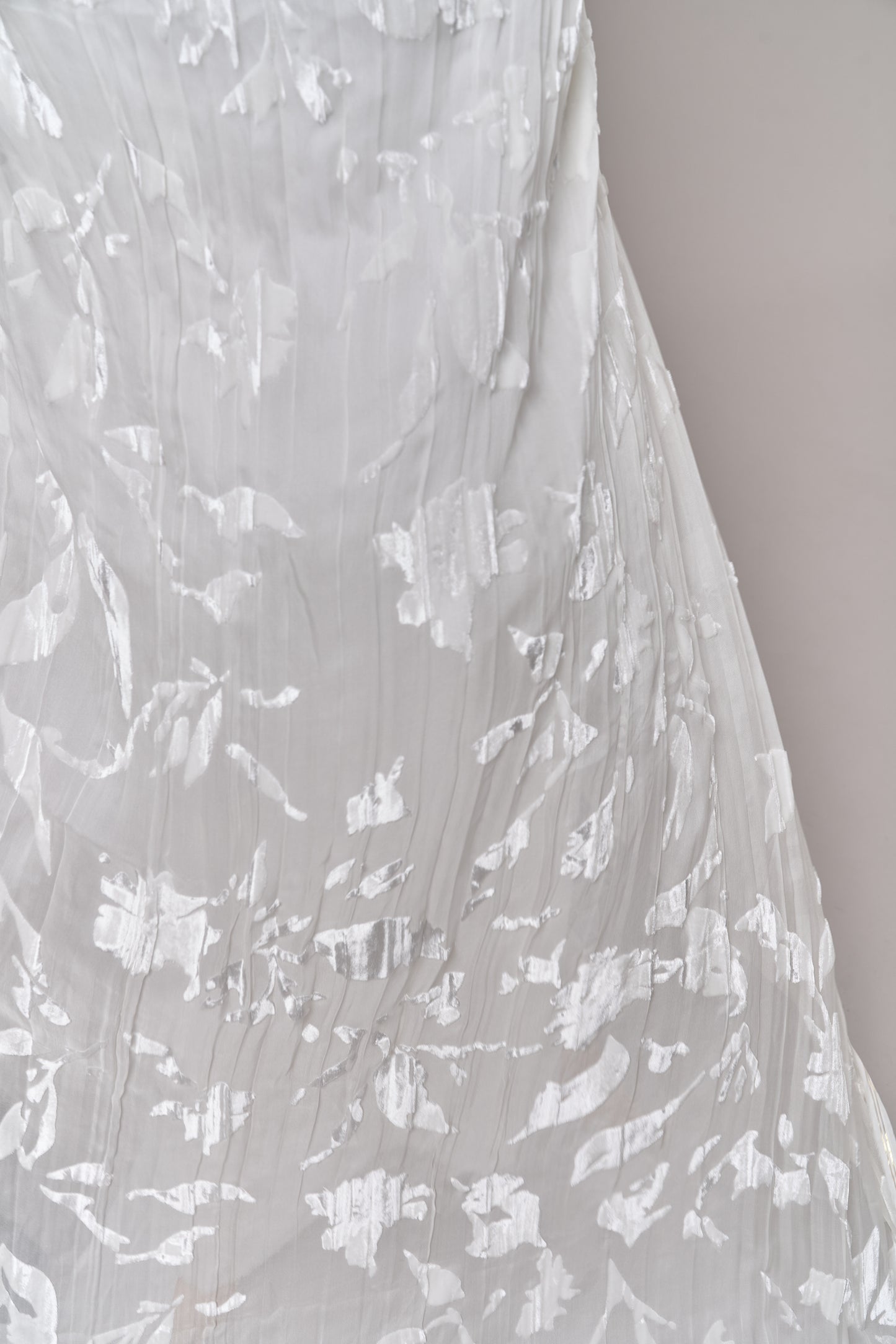 S0715 SILK CHIFFON DEVORÉ VELVET