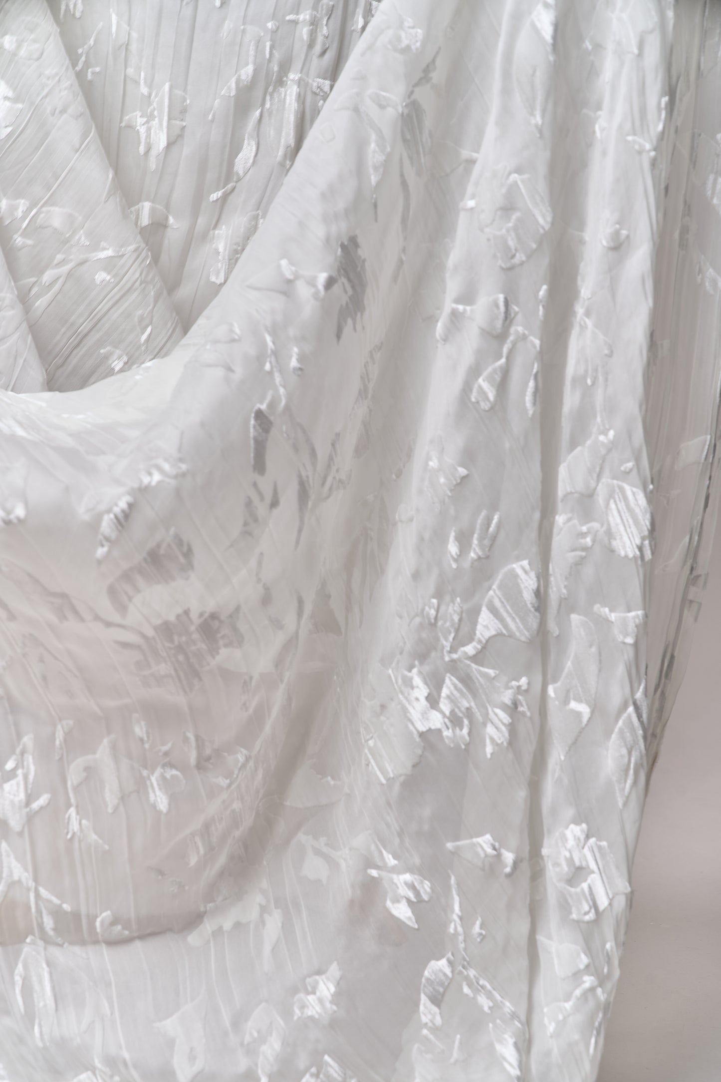 S0715 SILK CHIFFON DEVORÉ VELVET