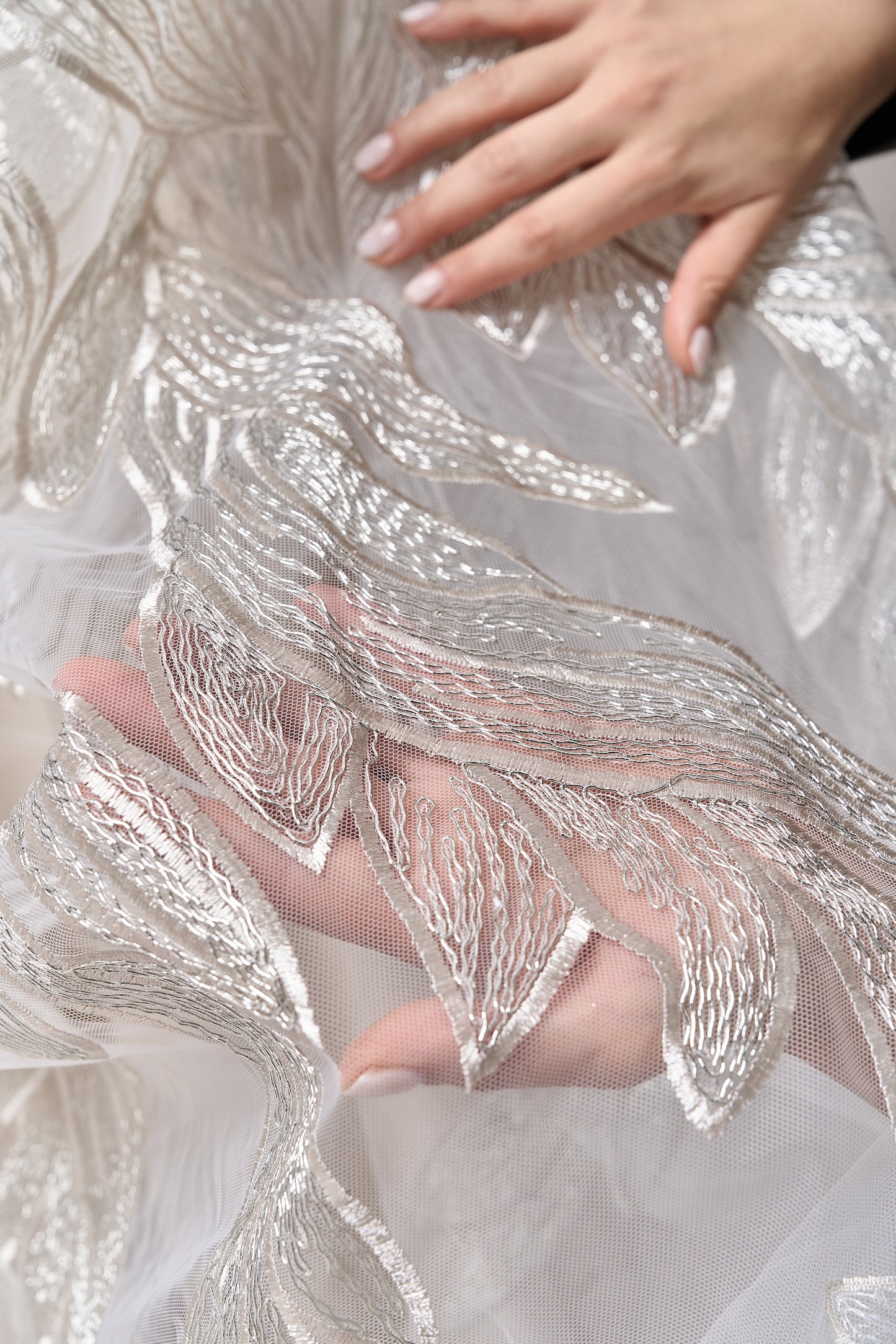 S0711  EMBROIDERY TULLE