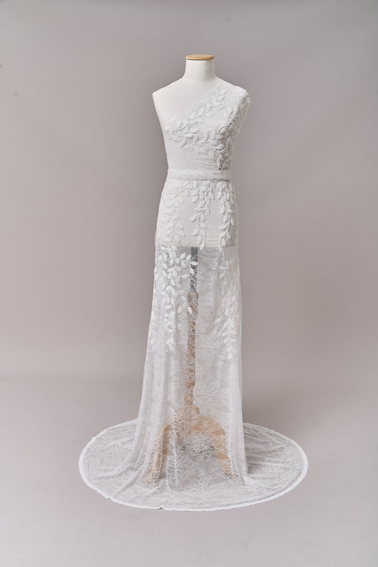 S0702 EMBROIDERY LACE WITH BEADS