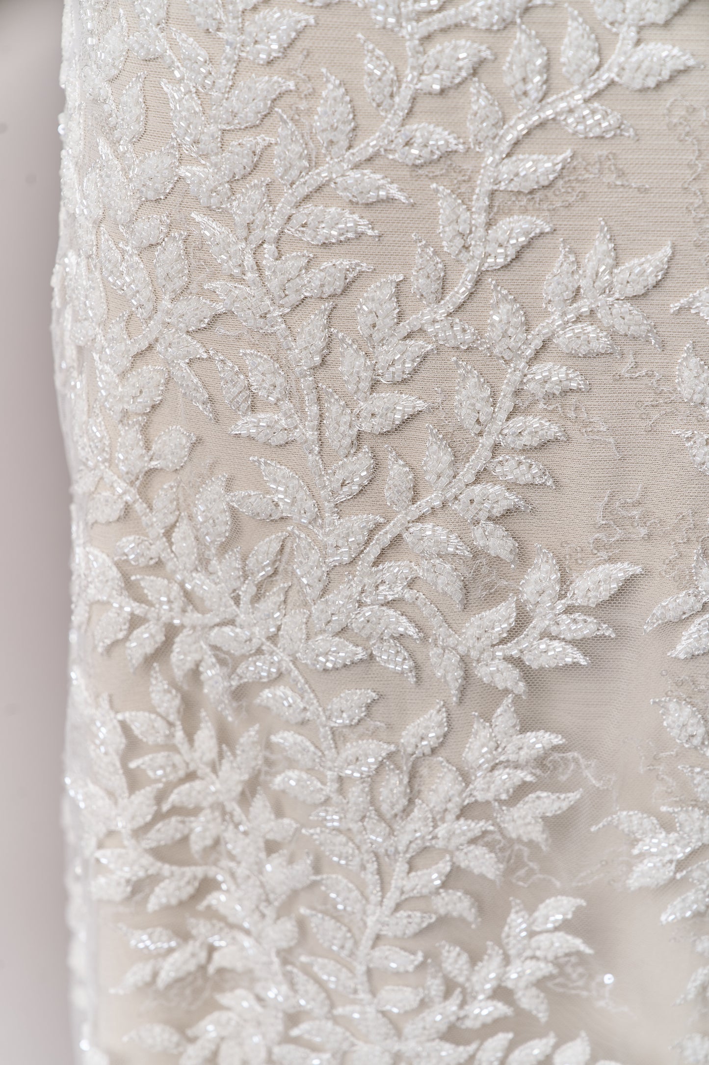 S0692 - EMBROIDERY TULLE WITH BEADS