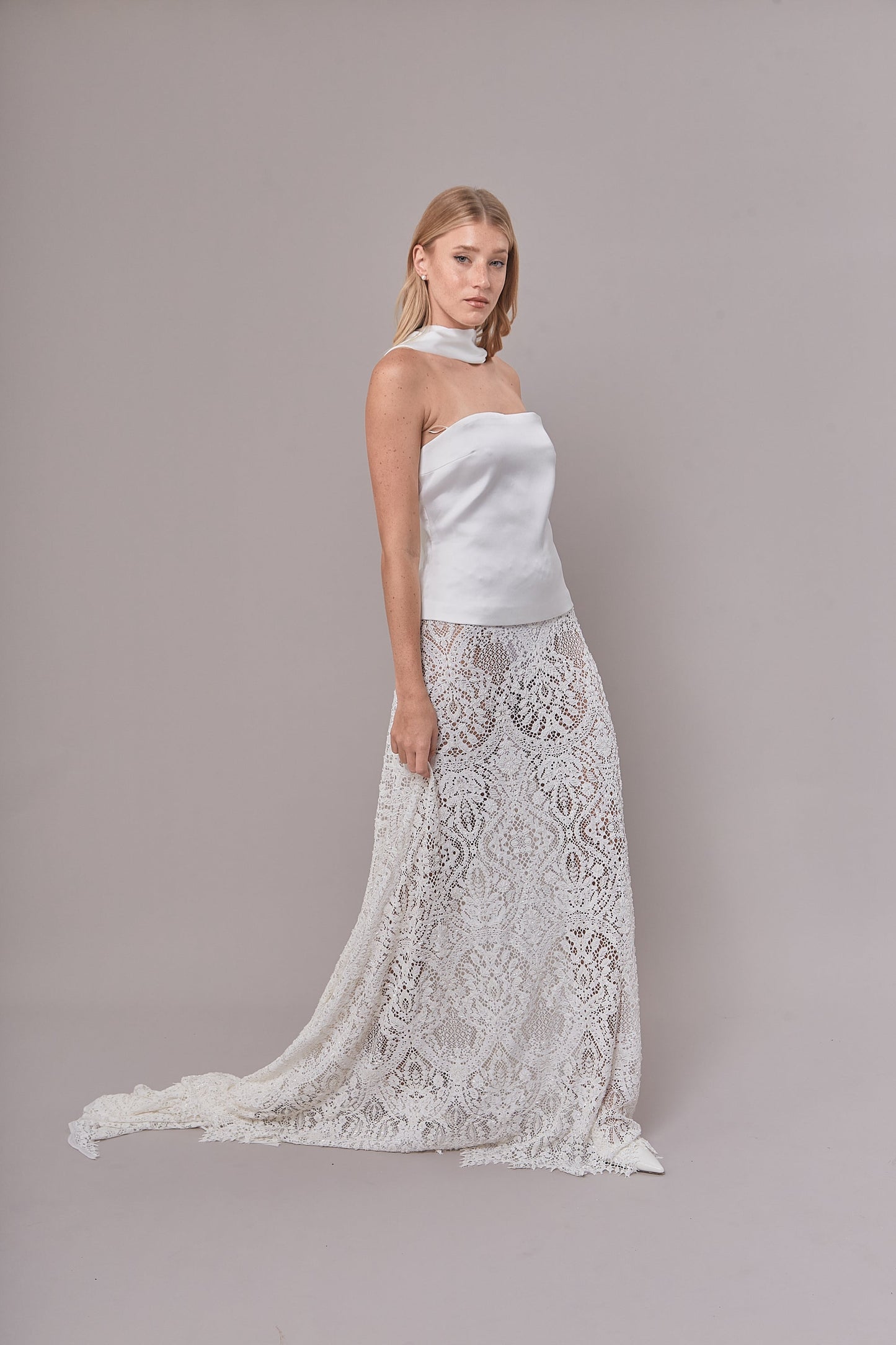 S0622 EMBROIDERY LACE WITH BEADS